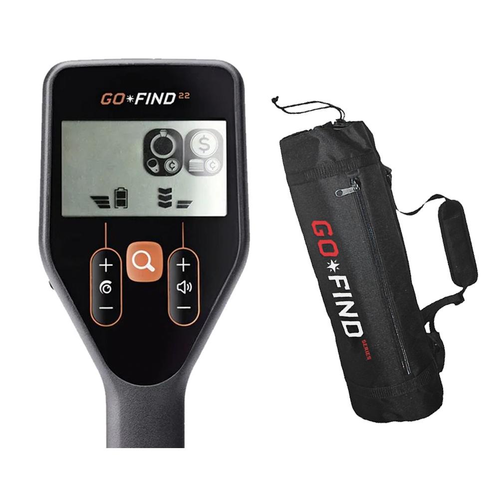 GO FIND 22 Minelab GO-FIND 22 Metal Detector w⁄ Pro-Find 40 and Carry Bag | eBay