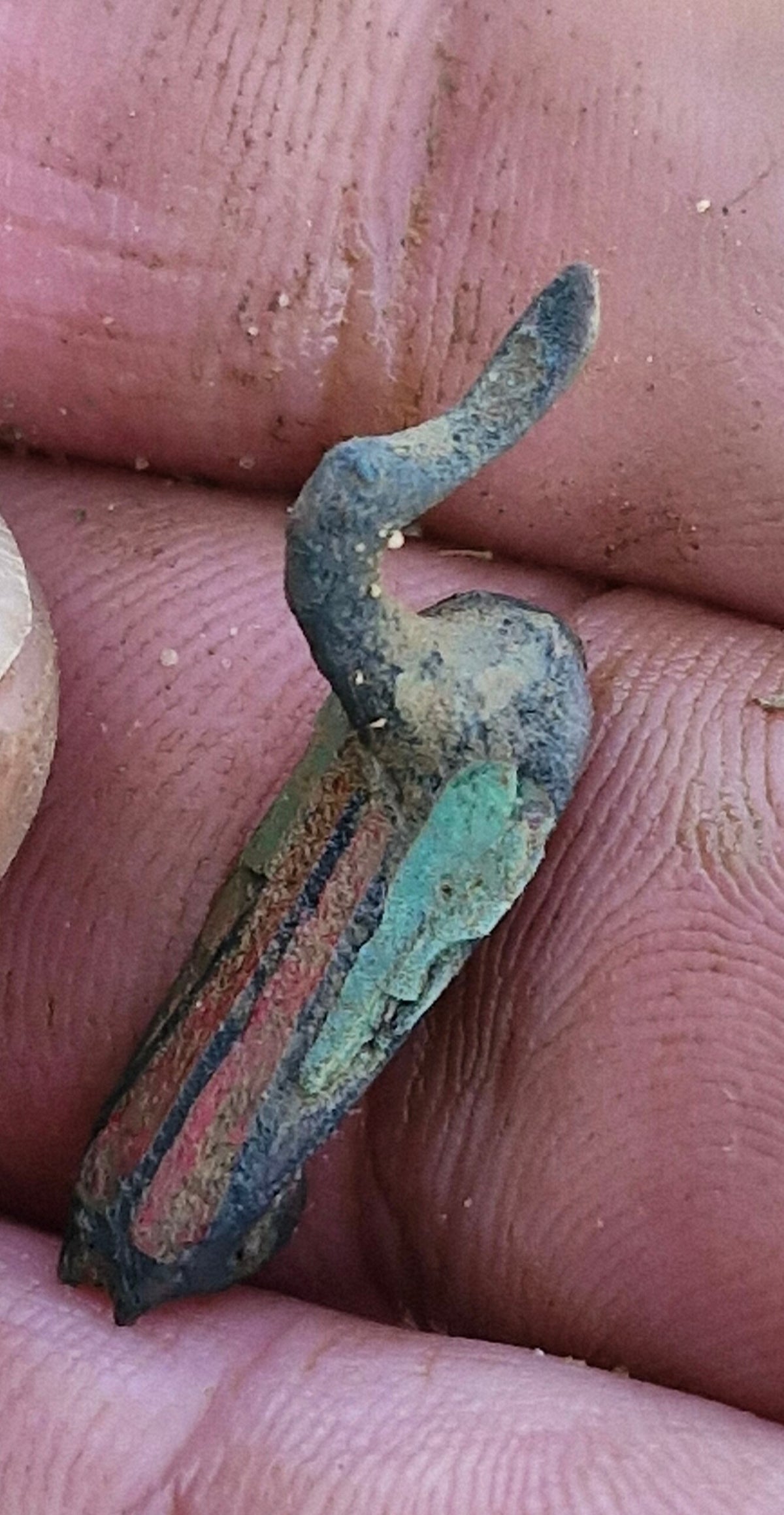 Roman Duck Brooch