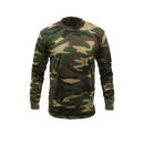 Woodland Camo Long Sleeve T-Shirt