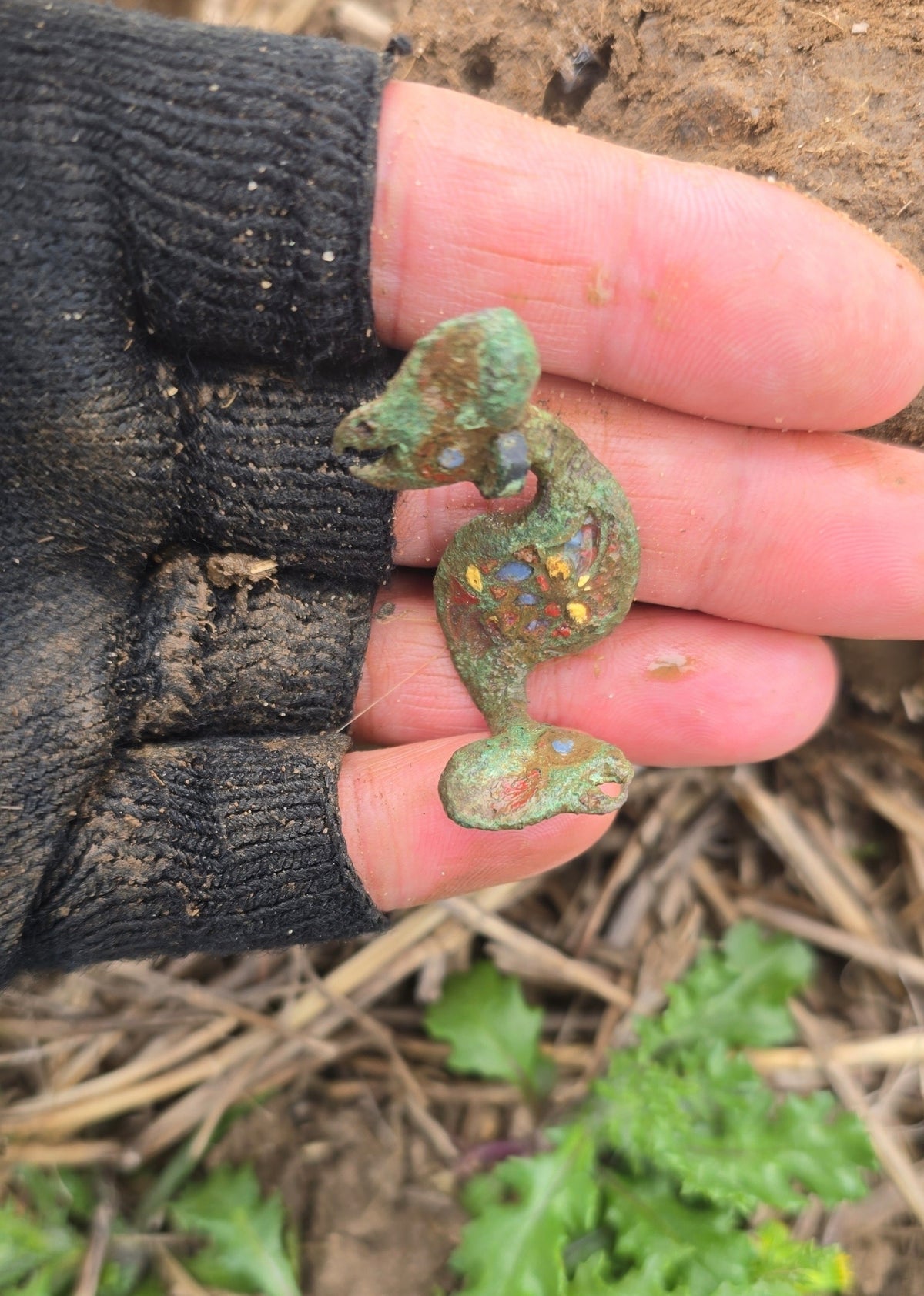 Roman Dragonesque Brooch
