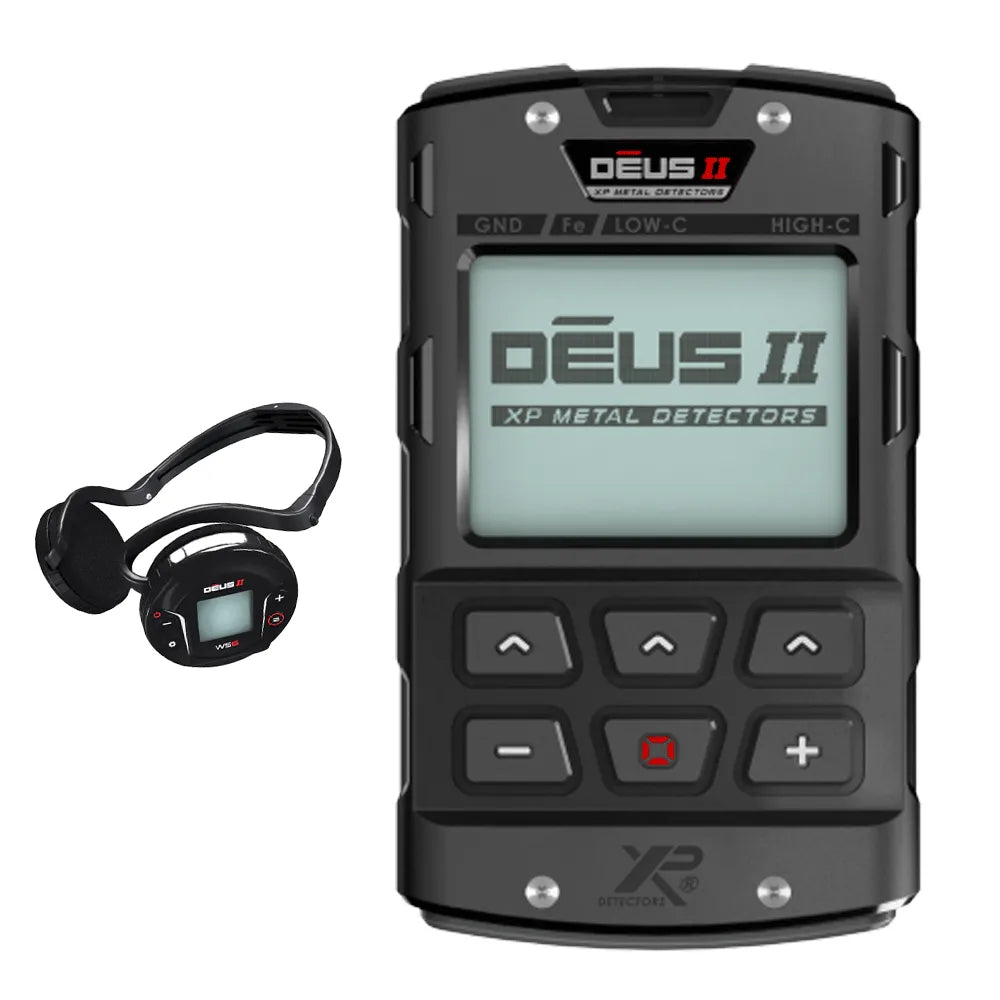 XP DEUS Metal Detector with FX-02 Wired Backphone Heaphones + Remote + 9' Coil 141［並行輸入］（並行輸入品） DEUS II Detectors | XP Metal Detectors