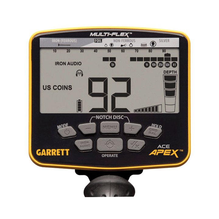 Garrett Ace APEX with Raider Coil & MS3 headphones