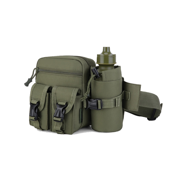 Pioneer Waist Bag & Bottle - Olive Green