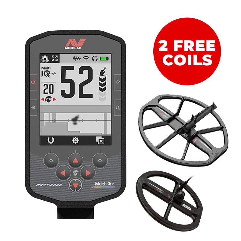 Minelab Manticore + Free M9 & M15 Coils