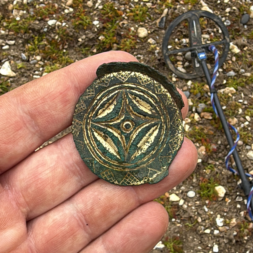 Anglo Saxon Saucer Brooch