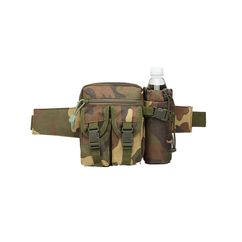 Tactical Waist Bag With Water Bottle Attachment