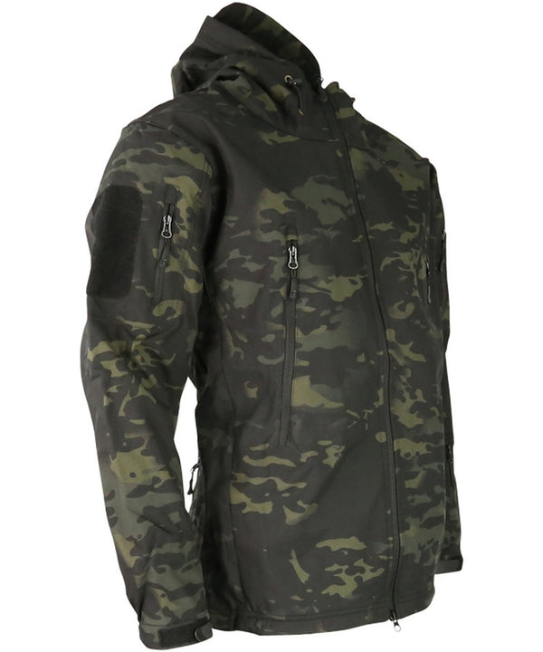 Soft Shell Jacket - Black Camo