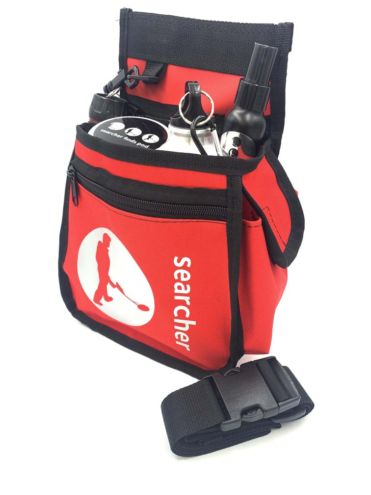 Searcher PRO Finds and Tool Bag - Red